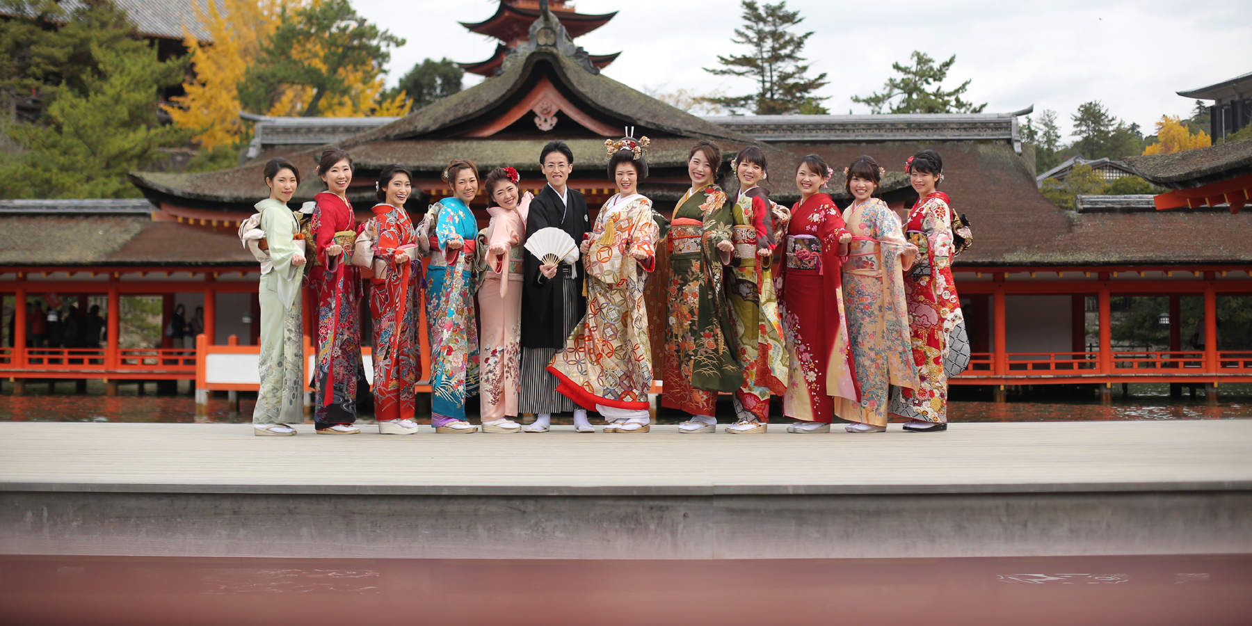 厳島神社結婚式 プレミアムウエディング 錦水館婚礼