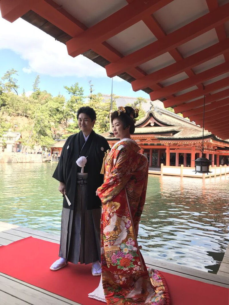 厳島神社結婚式 挙式の口コミ 錦水館婚礼